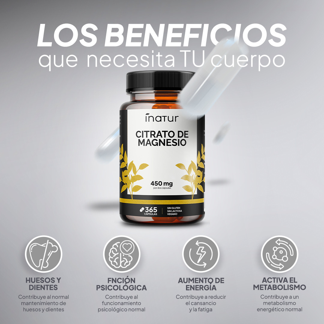 Citrato de Magnesio 450 mg
