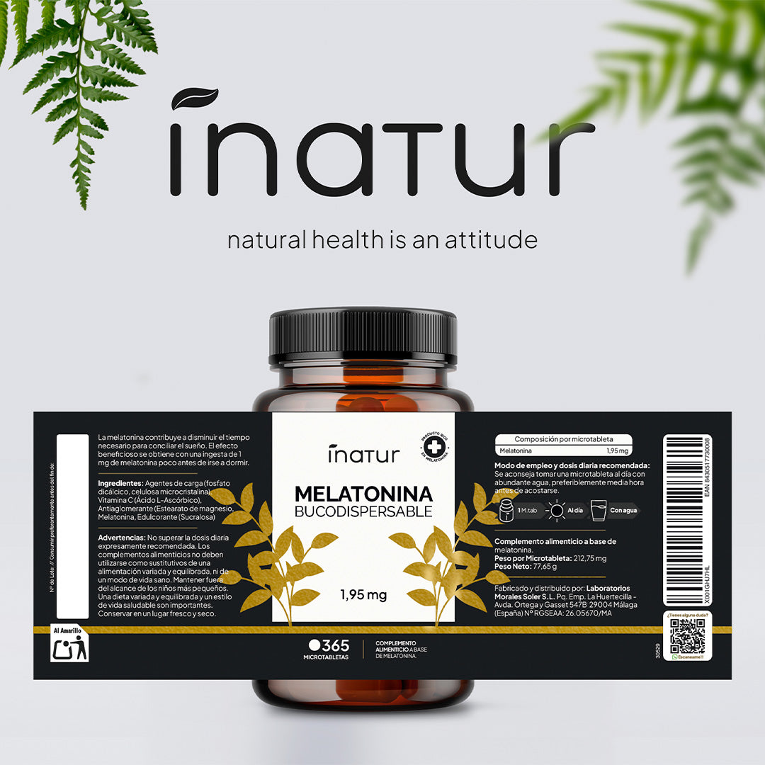Melatonina Pura 1,9 mg Bucodispersable