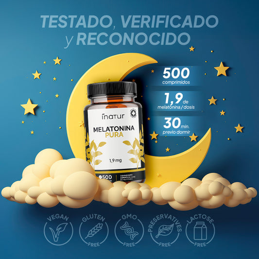 Melatonina 1,9 mg PURA - 500 Comprimidos